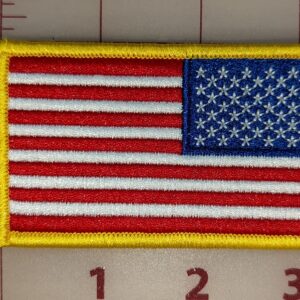 TactiTether black pouch with a Combat Vets Association patch and a custom name label in yellow text.